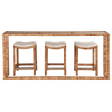 Sandbar Console Table With Stools