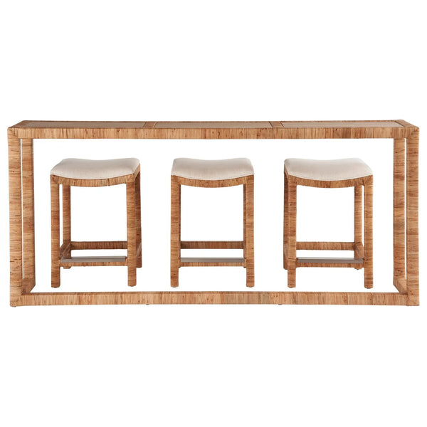 Sandbar Console Table With Stools