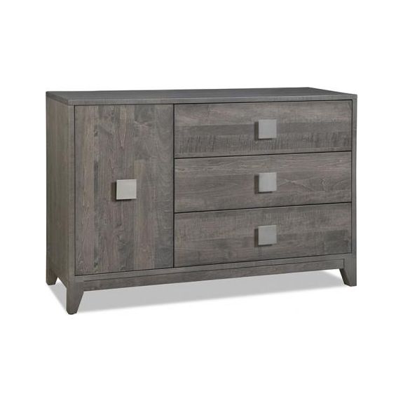 Belmont Sideboard with 1/Wood Door & 3/Drawers & 1/Wood Adjust Shelf