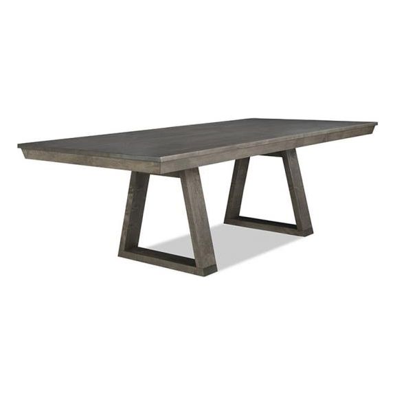 Belmont Double Pedestal Solid Top Dining Table