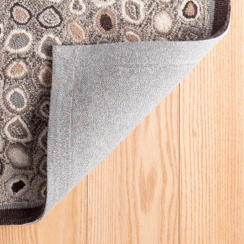 Cat's Paw Grey Wool Rug
