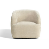 CLEARANCE - Sofia Swivel Chair - Light Brown
