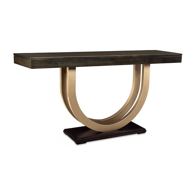 Contempo Sofa Table w/Metal Curves