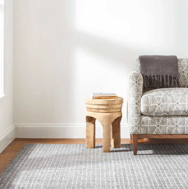 Conall Grey Wool Rug
