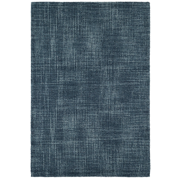 Crosshatch Denim Wool Rug