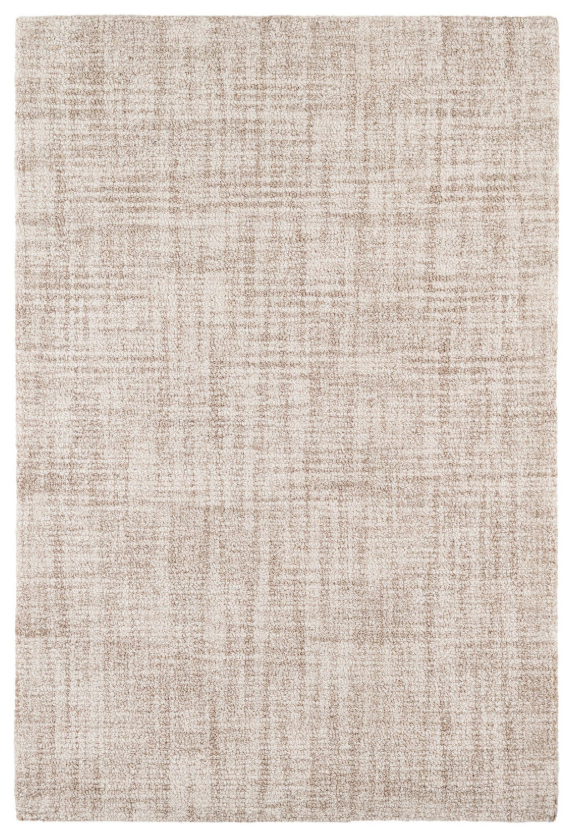 Crosshatch Ivory Wool Rug