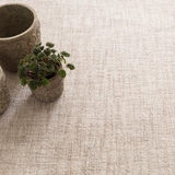 Crosshatch Ivory Wool Rug