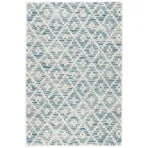 AS - Melange Diamond Blue Machine Washable Rug