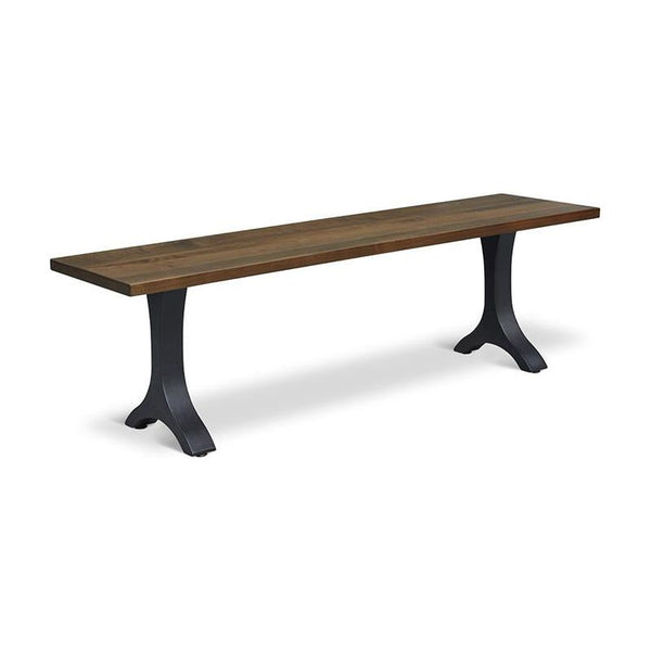 Evora 16x60 Bench With Wood Seat