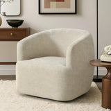CLEARANCE - Sofia Swivel Chair - Light Brown