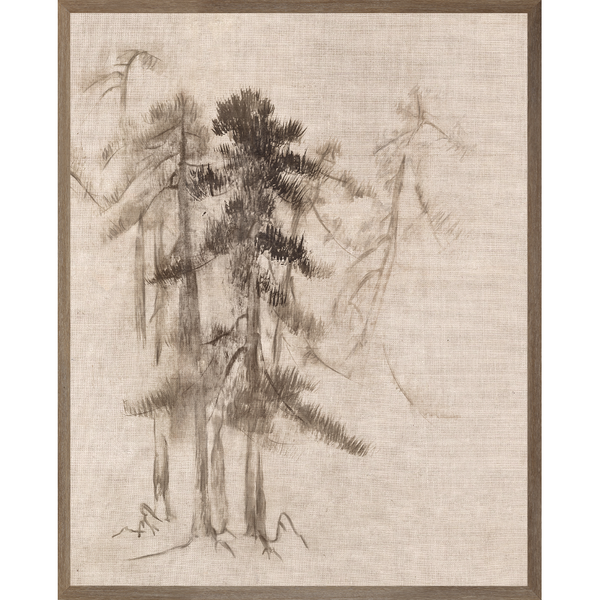 Ink Wash Pines III - Small