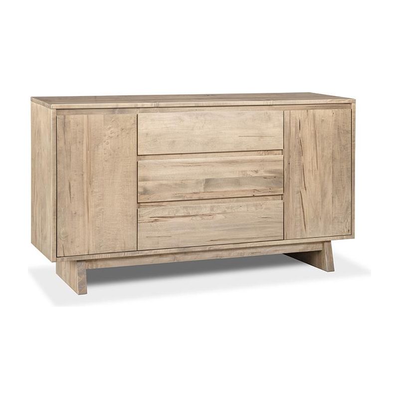 Jasper Sideboard w/2 Wood Doors & 3/Dwrs in Center with 2/Wood Adjust Shelves