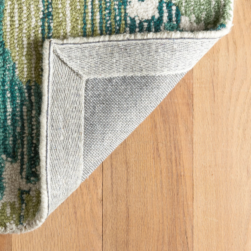Ladycross Green Wool Rug