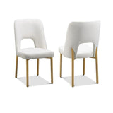 Lotus Metal Leg Side Chair