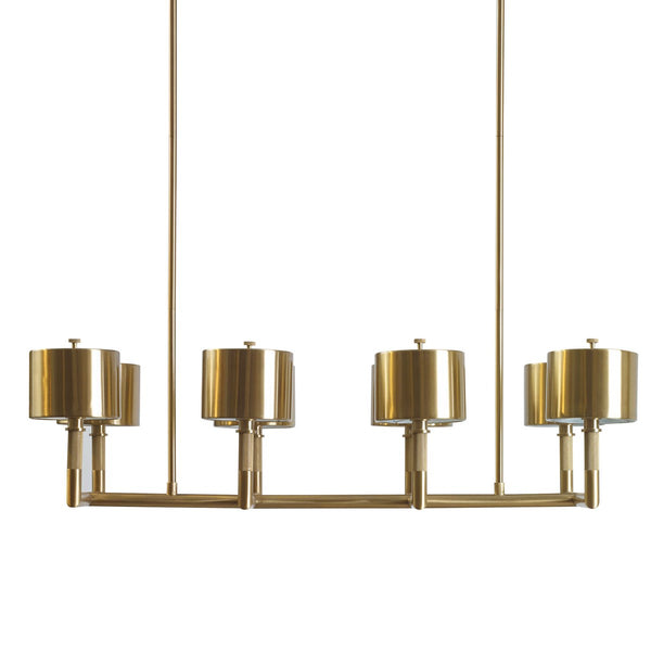 Knurl, 8Lt Linear Chandelier