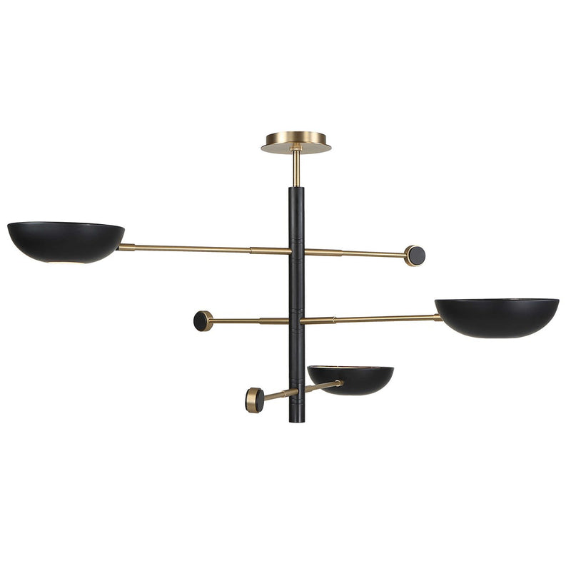 Swinger, 3Lt Pendant - Black