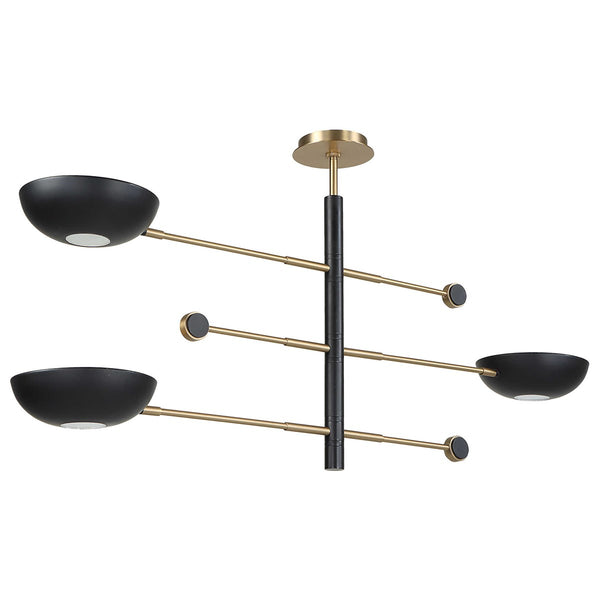 Swinger, 3Lt Pendant - Black