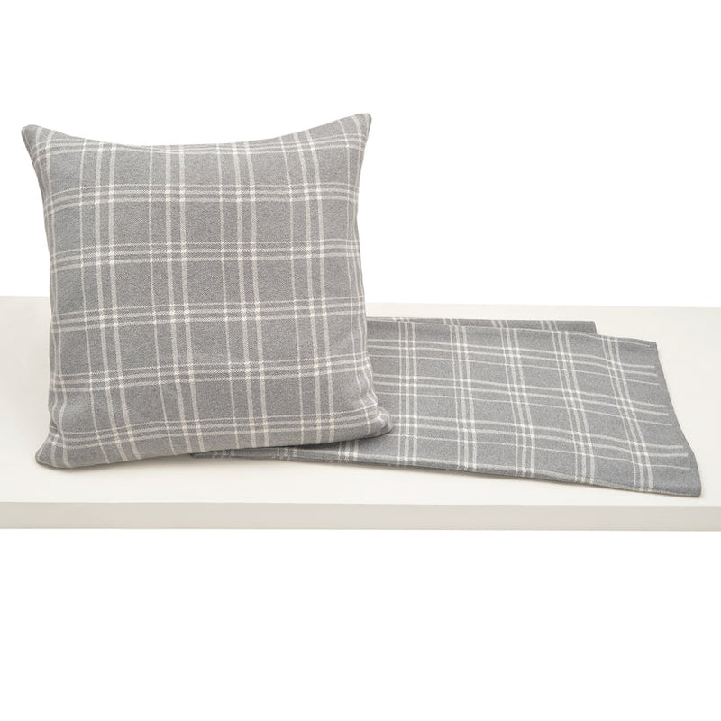 Thomas Cotton Throw - Grey