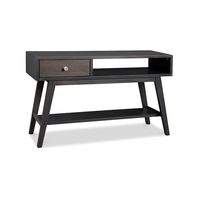 Tribeca Sofa Table with Drawer & Open Space & Shelf