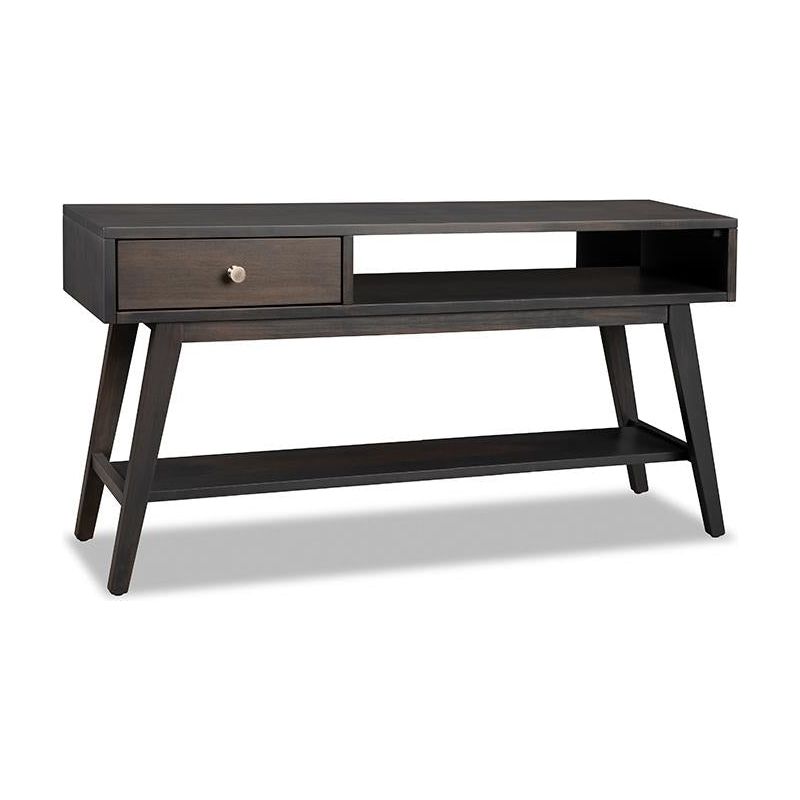 Tribeca Sofa Table with Drawer & Open Space & Shelf Long