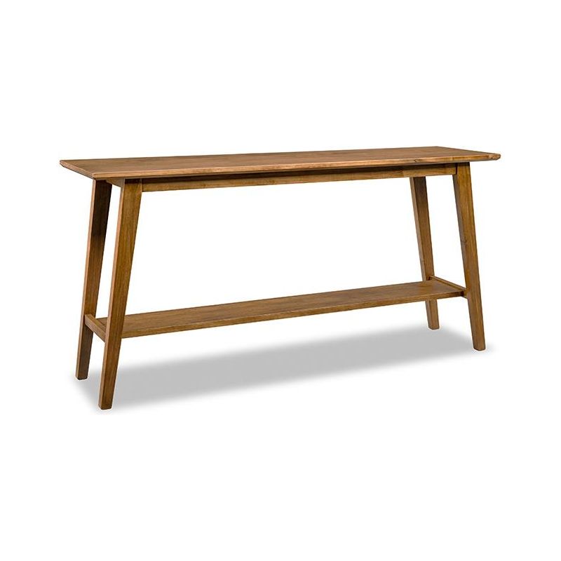 Tribeca Leg Sofa Table with Shelf Long