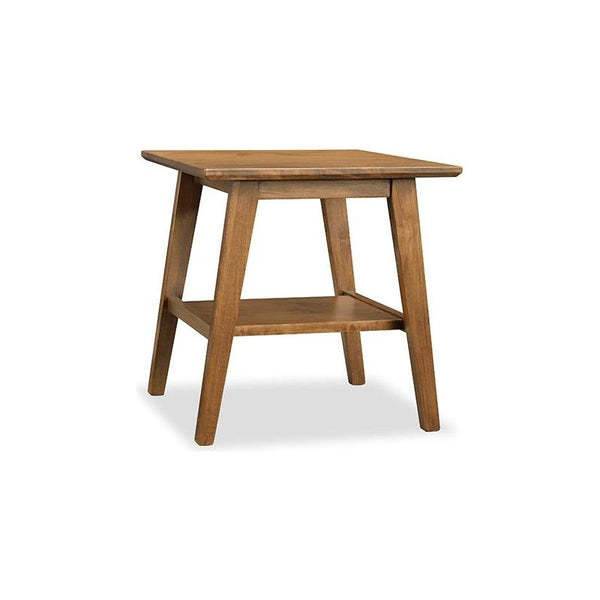 Tribeca Leg End Table with Shelf