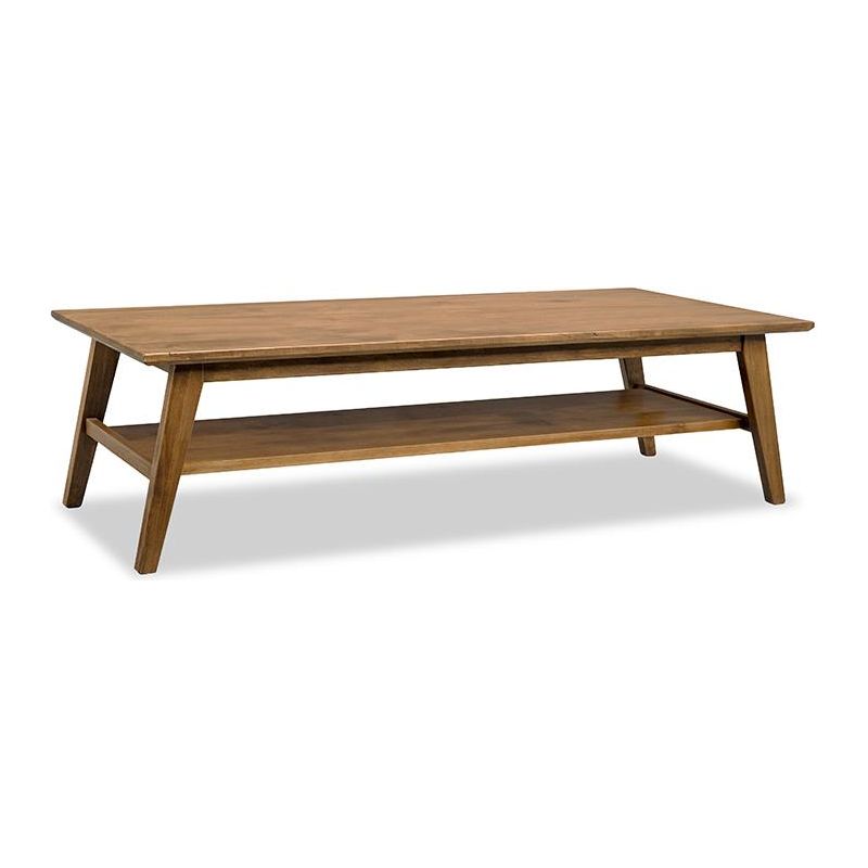 Tribeca Leg Coffee Table with Shelf Large