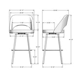 Scarlett Swivel Stool