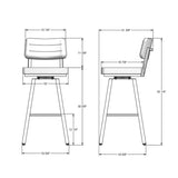 Phoebe Swivel Stool