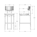 Lucas Stationary Stool