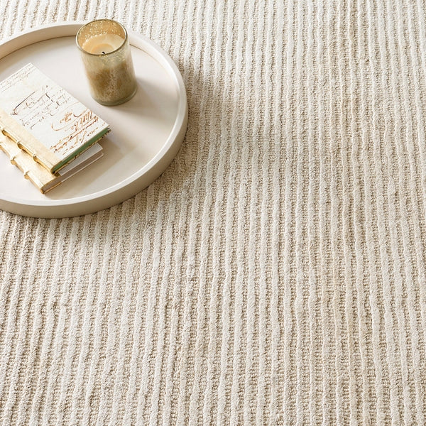 AS - Cut Stripe Wool / Viscose Rug