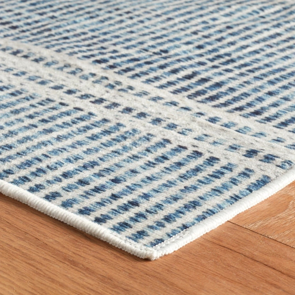 AS - Malta Blue Machine Washable Rug