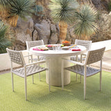AS - Diamond Sprout / White - Indoor / Outdoor Oval Rug