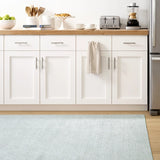 AS - Herringbone Swedish Blue Machine Washable Rug