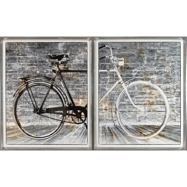 Bicycle Diptych - Set of 2