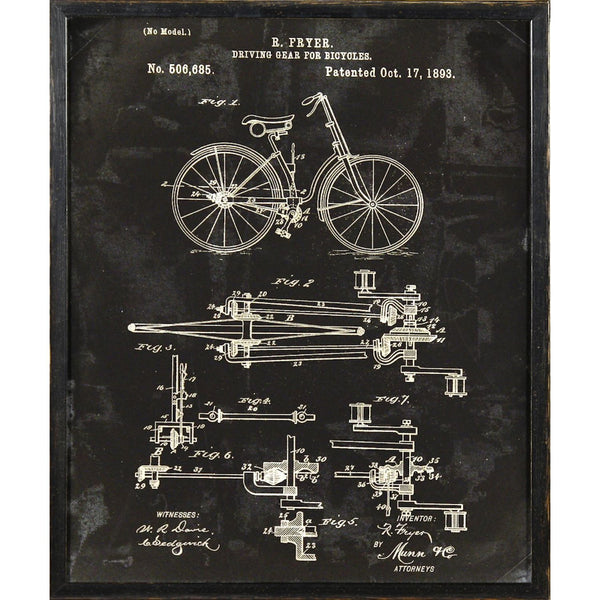 Bicycle Patent, 1893