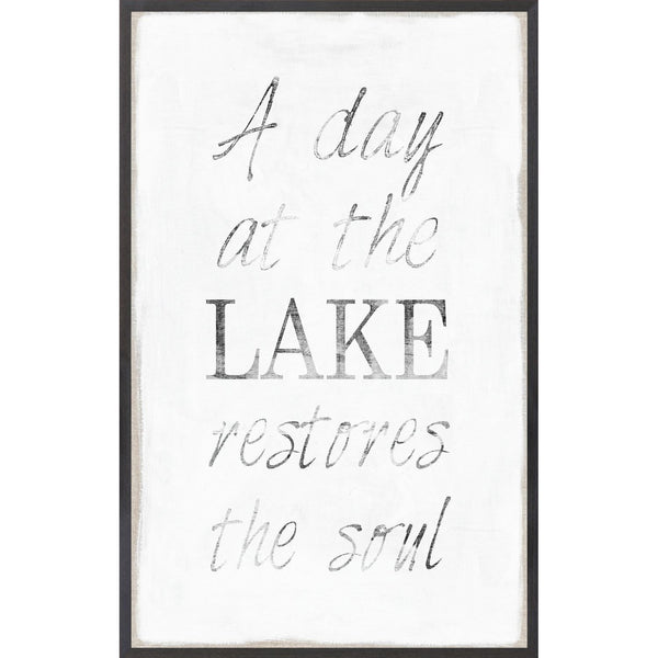 A Day at the Lake - Framed