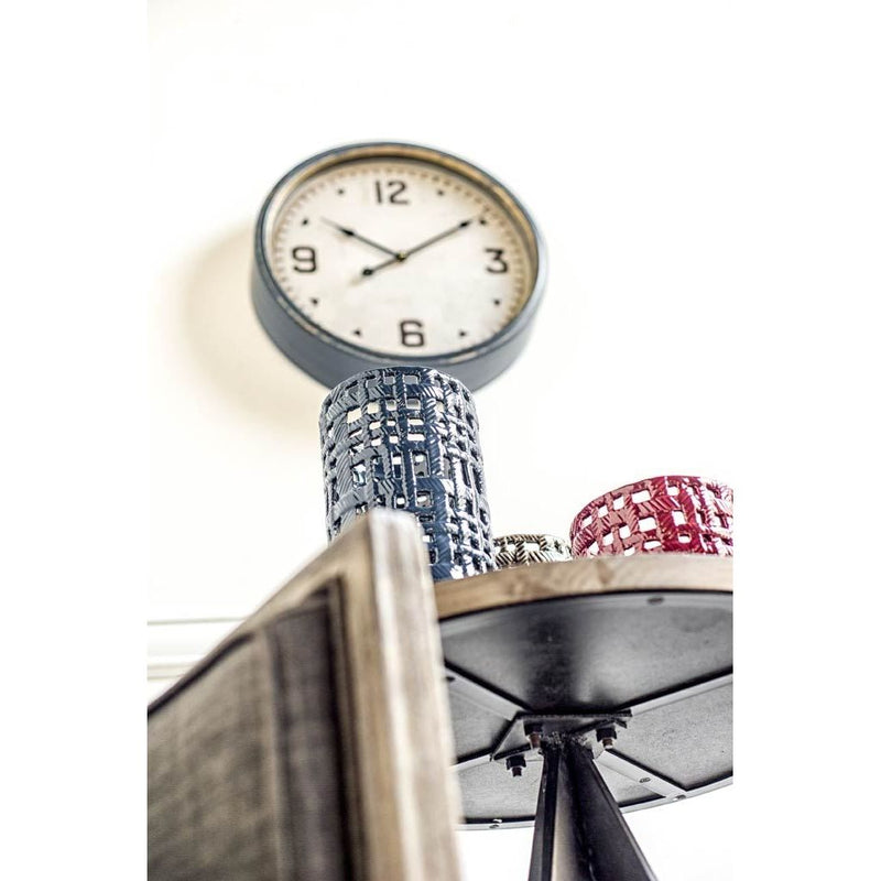 Hereward 16" Round Large Modern Wall Clock