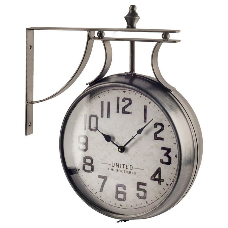 Lindsay 19" Round Industrial Wall Clock