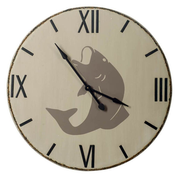 Langara 38.5" Round Oversize Lackside Wall Clock