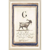Edwards Alphabet - G, C. 1857
