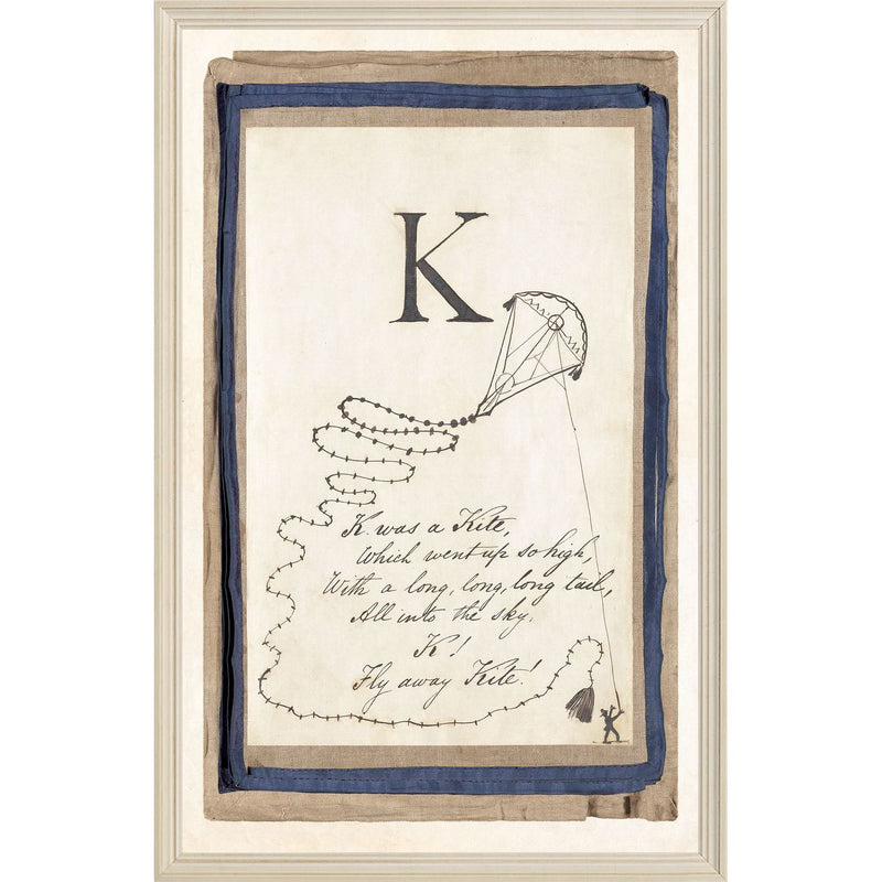 Edwards Alphabet - K, C. 1857