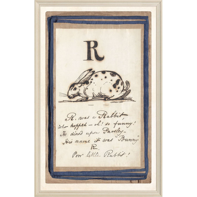 Edwards Alphabet - R, C. 1857