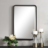 Croften Black Vanity Mirror