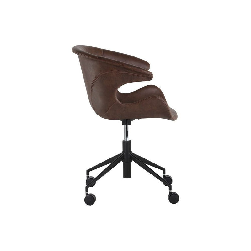Overstock - Kash Office Chair - Hearthstone Brown