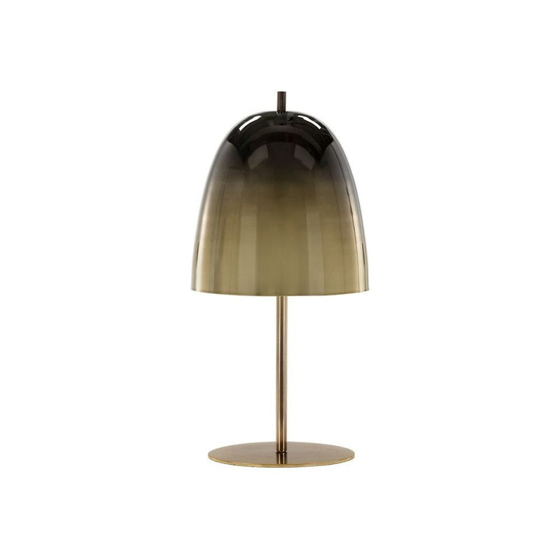 Zade Table Lamp - Antique Brass / Black Ombre