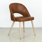 COCO Leatherette Dining Chair - Natural Imprint