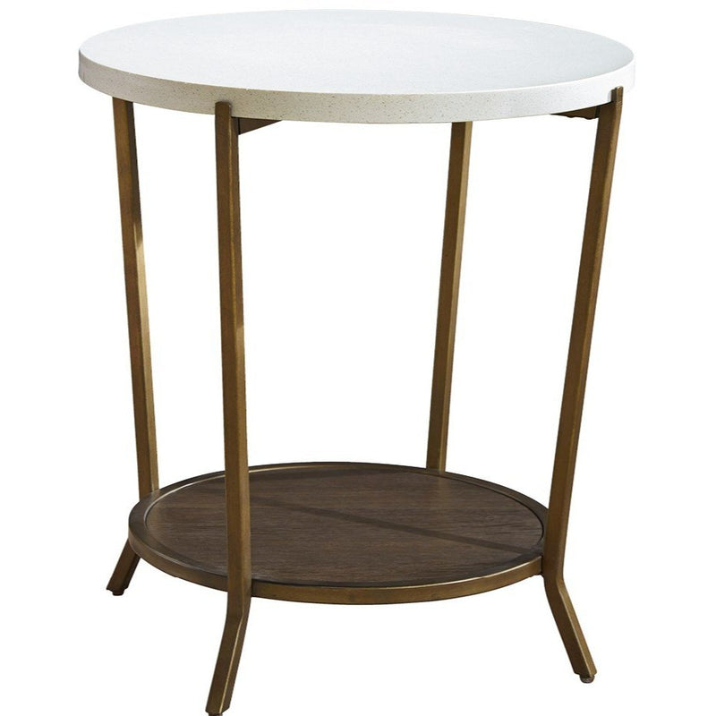Playlist Round End Table