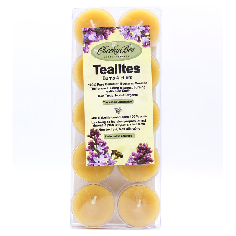Beeswax Gold Tealites - 10 Pack