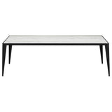Mink Cocktail Table - White Marble